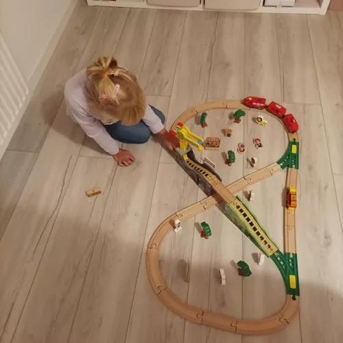 Dřevěná vláčkodráha Kruzzel 22495