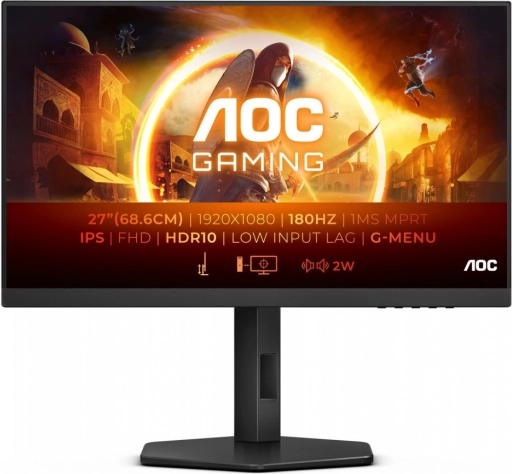 Herní monitor 27 palců IPS 180Hz s HDMI a pivotem