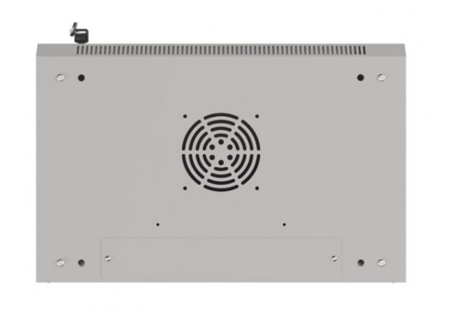 Instalační racková skříň Lanberg 6U 540x350 šedá s prosklenými dveřmi