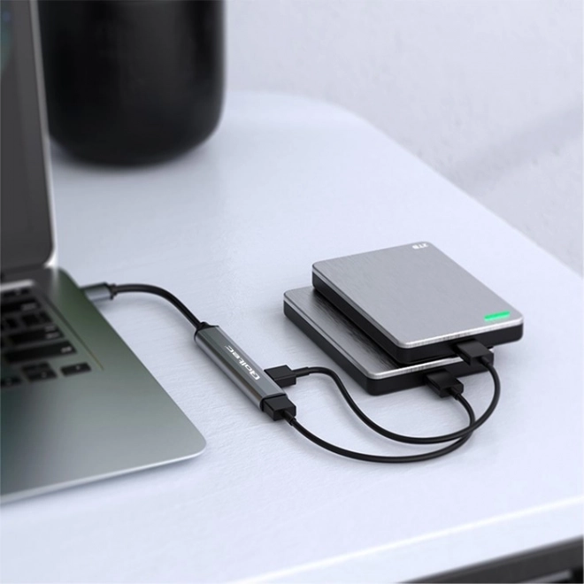 Adaptér USB 3.0 hUB 4v1 | USB 3.0 | 3x USB 2.0