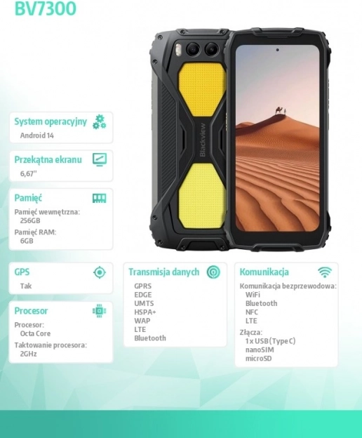 CUBOT Kingkong 9 Odolný Smartphone