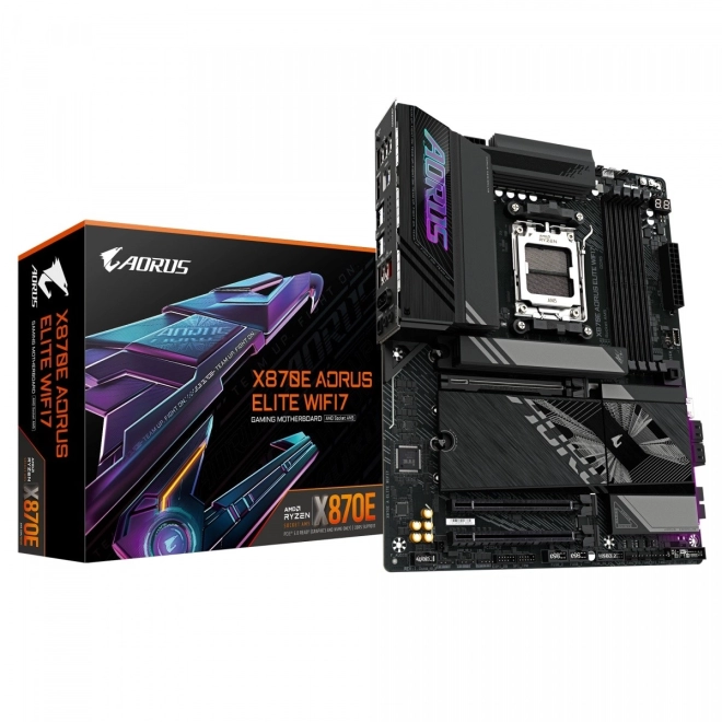 Gigabyte Aorus X870E A Elite WiFi 7 (AM5, ATX, DDR5, USB‑C, HDMI)