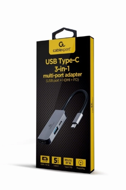 Rozbočovač USB-C PD HDMI USB 3.1