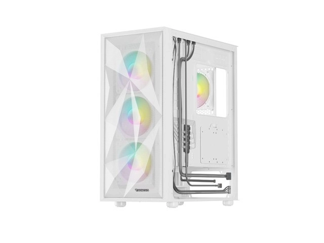 Genesis Diaxid 605 ARGB MIDI TOWER kryt USB-C Bílá