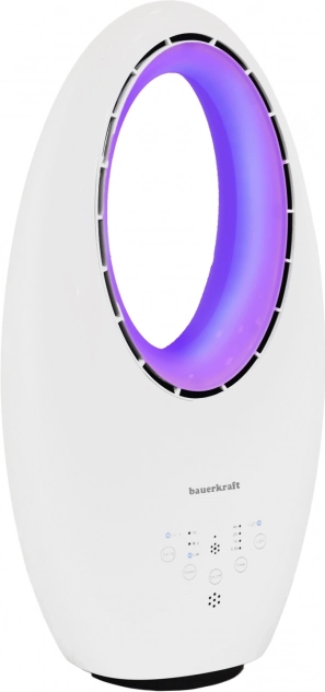 Stojanový ventilátor bez lopatek s LED osvětlením 60W