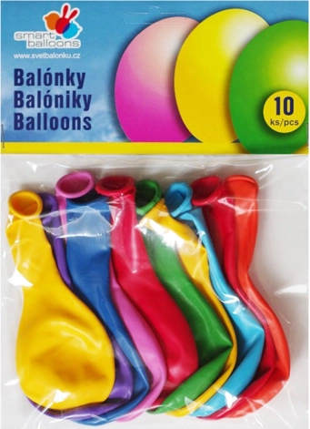 Pastelové nafukovací balónky 26 cm – sada 10 ks