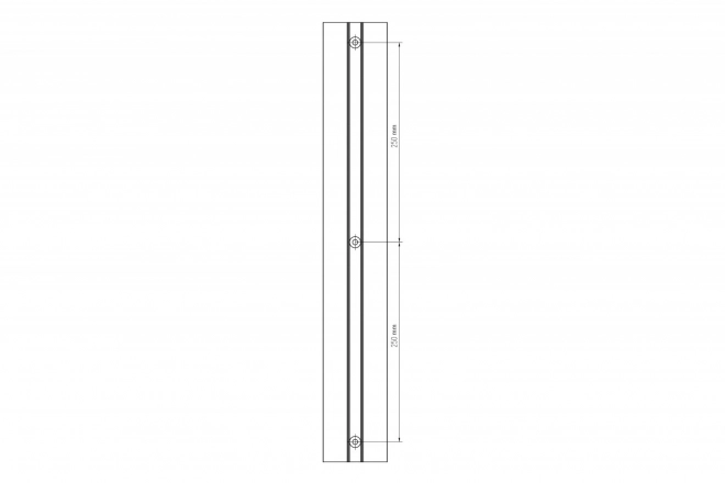 Jednoduché nástěnné rameno 1xLCD + klávesnice, max. 32" a 8 kg náklon a otáčení o 360° (PIVOT)
