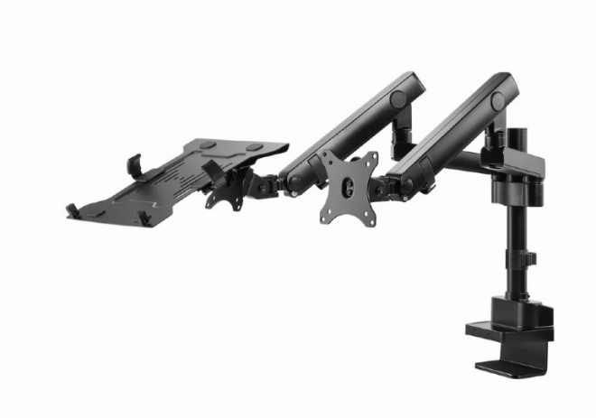 Držák pro monitor do velikosti 32 palců a notebook do velikosti 15,6 palce