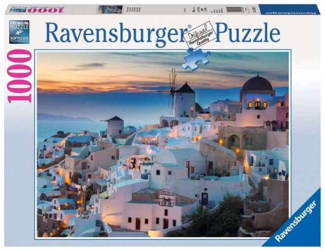Puzzle Večer v Santorini 1000 ks Ravensburger