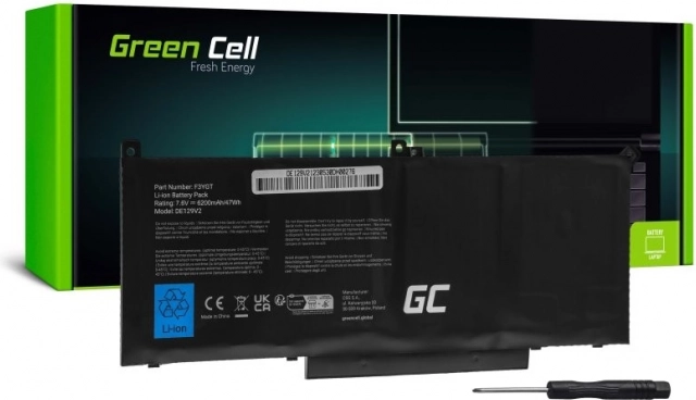 Baterie F3YGT 7,6V 6200mAh pro Dell Latitude 7280 7290 7380 7490