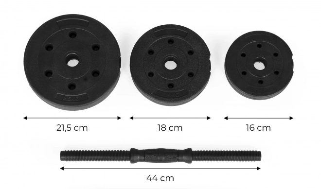 Nastavitelné činky 2x15 kg sada 30 kg