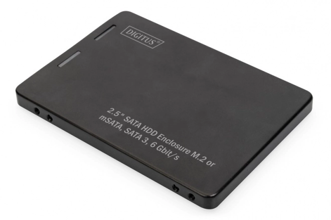 Adaptér SATA/HDD 2,5" M.2 /mSATA SATA 3,6 Gbit/s, zápis až 520 MB/s Hliníkový