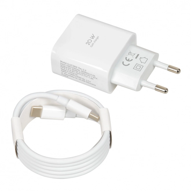 Výkonná USB-C nabíječka 20W