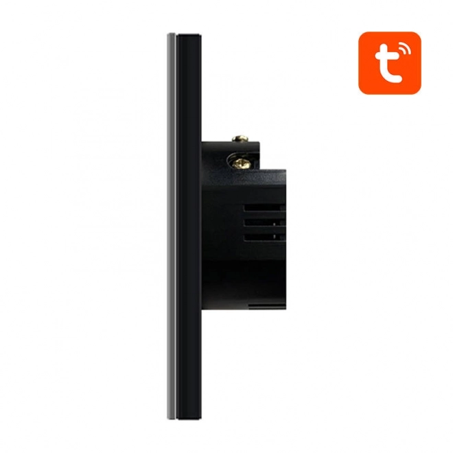 Chytrý světelný vypínač ZigBee Avatto 3 cestný TUYA černý