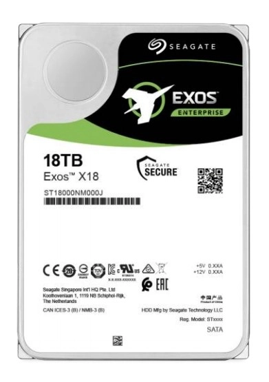 Disk Exos X18 18TB 4Kn SATA 3,5 ST18000NM000J