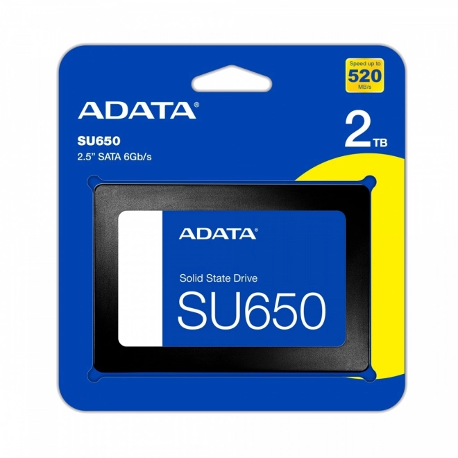 Dysk SSD ADATA SU650 2TB s rychlostí 520/450 MB/s