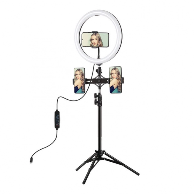 Ring light PULUZ s tripodem a držákem na telefon