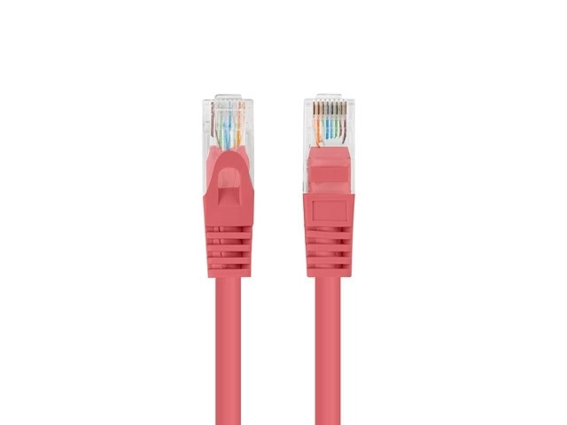Patchcord cat.6 UTP 0,5M 10-pack fluke passed červený