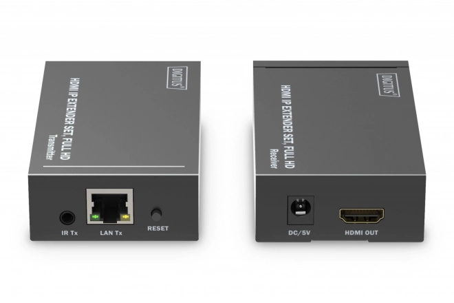 HDMI 1080p 60Hz 120m extender/prodlužovač přes kroucenou dvojlinku Cat.6/6A/7/8 HDCP 1.3 IR, sada