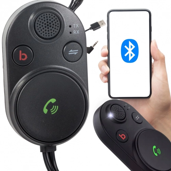 Bluetooth adaptér do auta s bass boostem