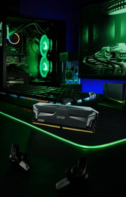 Paměť Lexar ARES DDR5 RGB 32GB (2x16GB) 6800MHz černá