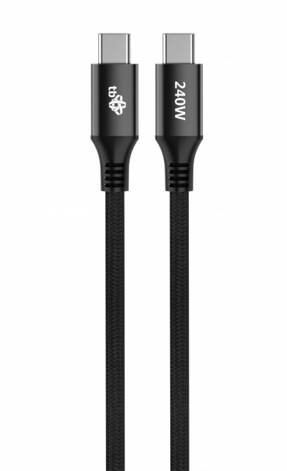 USB C - USB C 1m 240W kabel černý