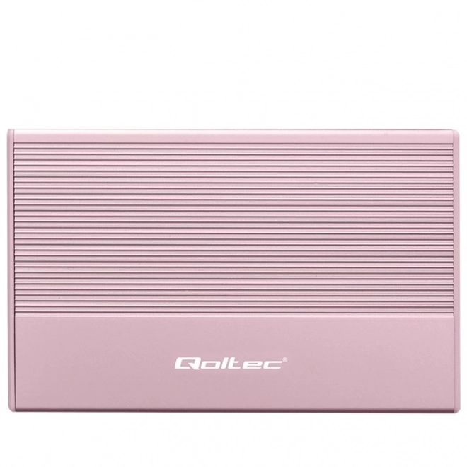 Skříň | Klec pro 2,5" SSD HDD | SATA | USB 3.0 | Super speed 5Gb/s | 2TB | Růžová barva
