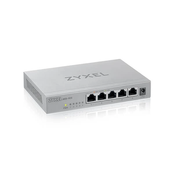 MG105 5portový stolní 2,5G neřízený přepínač MG-105-ZZ0101F