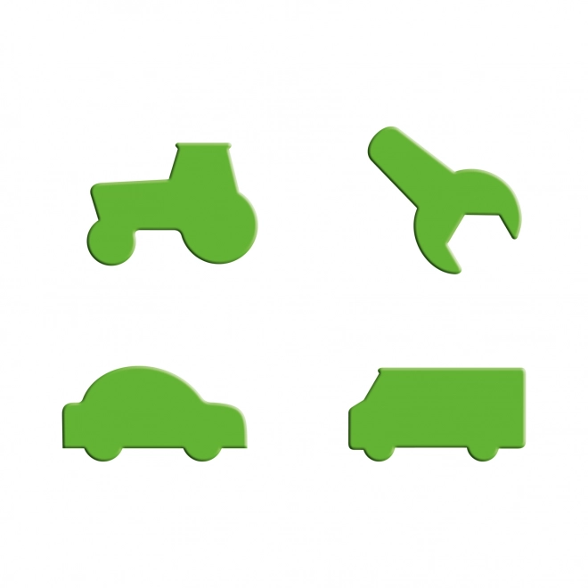 Dino Puzzle Cars: Blesk & Burák 12 dílků