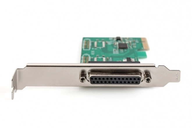 Rozšiřující karta (řadič) LPT PCI Express, 1xDB25, nízký profil, čipová sada: ASIX99100