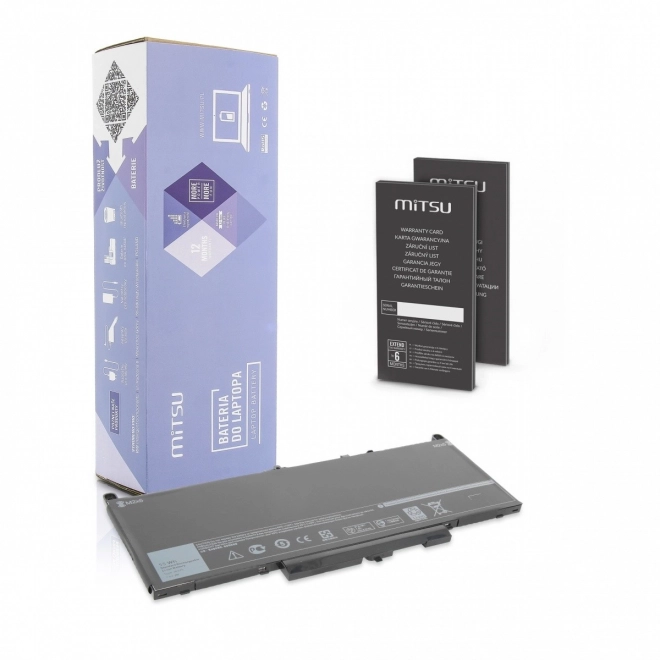 Baterie pro Dell Latitude E7270, E7470 7200 mAh (55 Wh) 7,4 - 7,6 V