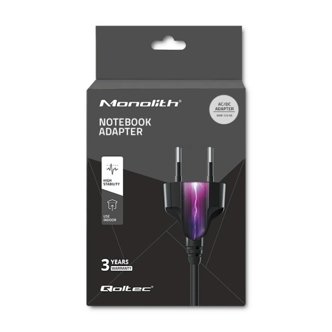 Zasilovací adaptér Qoltec 60W