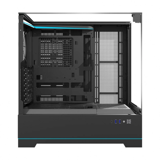 Počítačová skříň Darkflash DY450 bez ventilátorů (černá)
