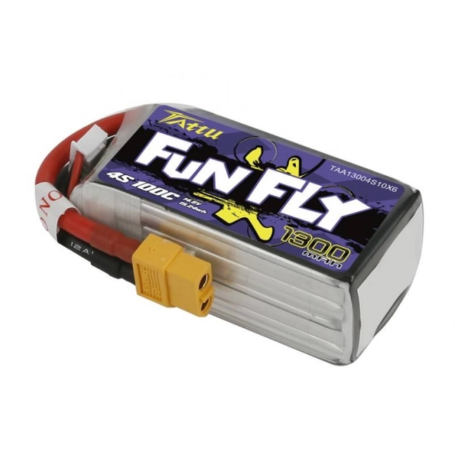Baterie Tattu Funfly 1300mAh 14,8V 100C 4S1P