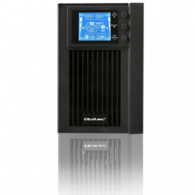 Záložní zdroj UPS online čistá sinusová vlna 1KVA 800W LCD USB