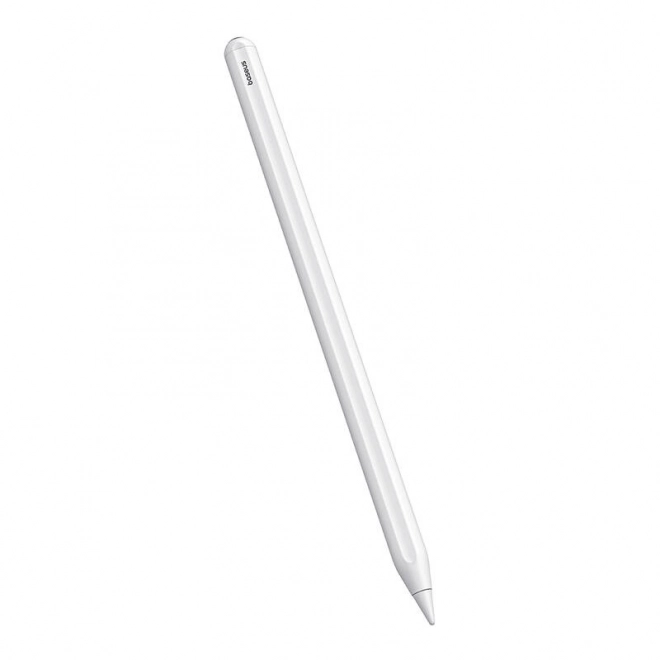 Aktivní multifunkční stylus Baseus Smooth Writing Series s bezdrátovým nabíjením, USB-C (bílý)