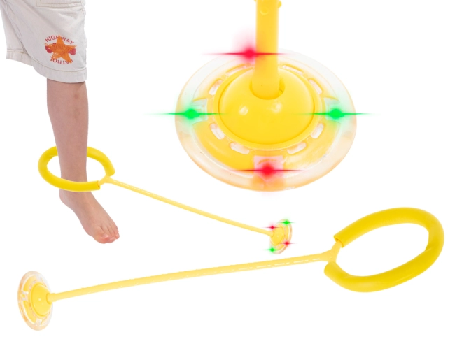 LED koule, která se rozzáří s každým skokem