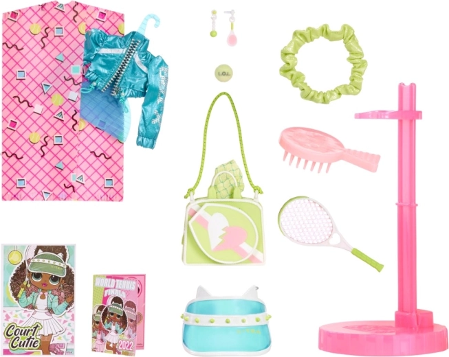 Sbírka tenisových doplňků