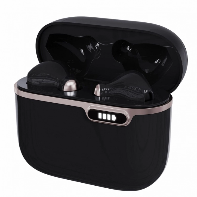 Bluetooth sluchátka s HQ mikrofonem TWS (USB-C) černé