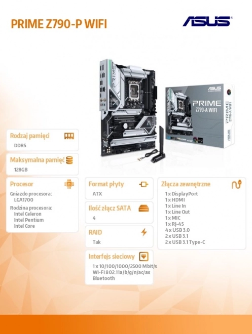 Základní deska Asus PRIME Z790-P WiFi