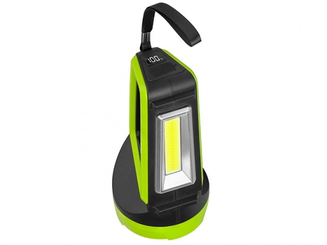 Světlomet 3600 mAh zelený s power bankou