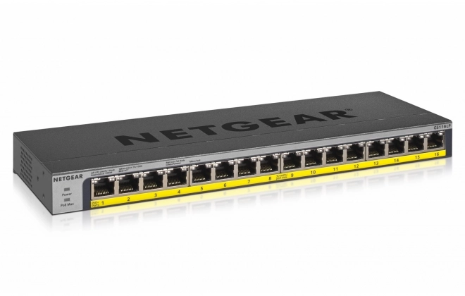 GS116LP Nespravovaný přepínač 16xGE PoE+