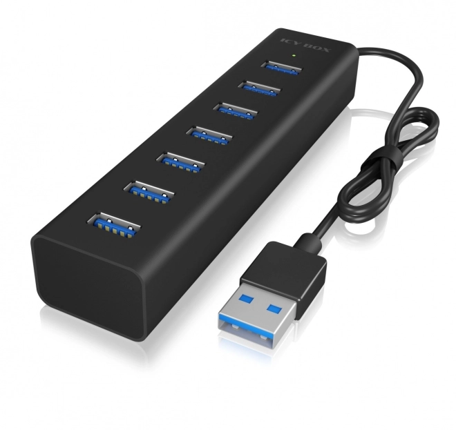 7-Portový USB HUB s napájecím adaptérem