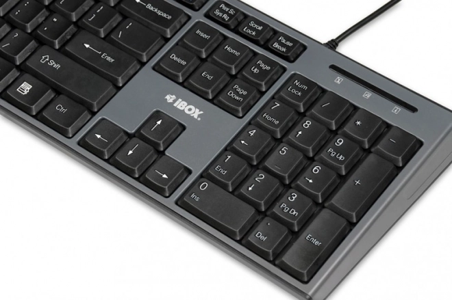 Sada klávesnice a myši IBOX IKMS606 (USB 2.0; (USA); černá, optická; 800 DPI)