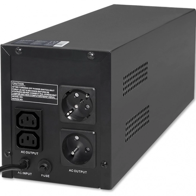Záložní zdroj UPS Qoltec 1500VA 900W