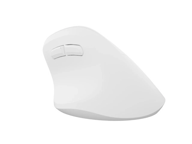 Vertikální bezdrátová myš Crake 2 BT 5.2 + 2.4GHz bílá