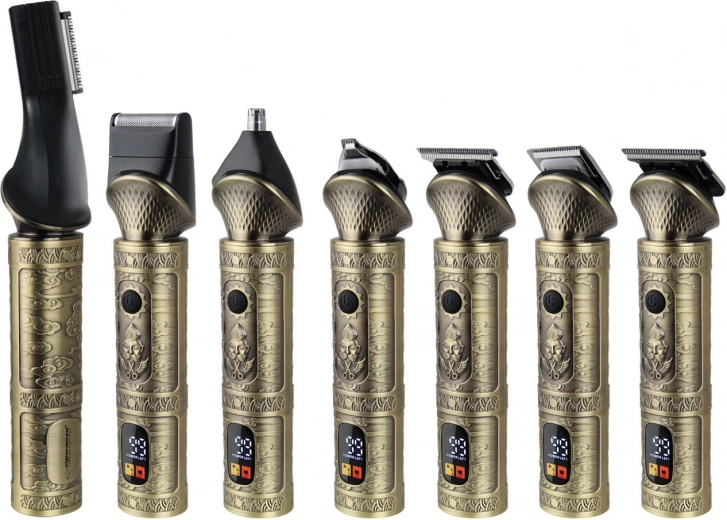 7 vyměnitelných hlav pro kompletní styling