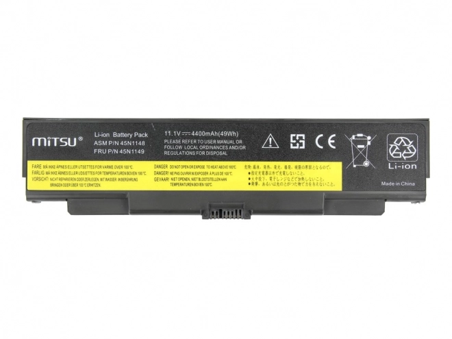 Baterie pro Lenovo T440p, W540 4400 mAh (48 Wh) 10,8 - 11,1 V