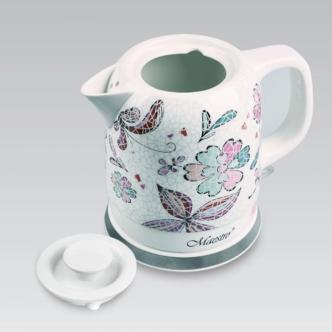 Keramická rychlovarná konvice 1,5l 1500W MR-068-FLOWERS