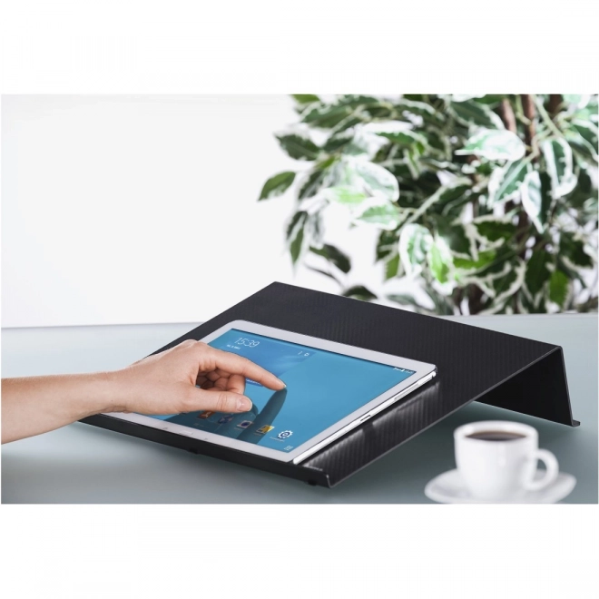 Podstavec pod notebook v barvě uhlíku